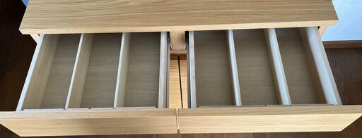 無印良品 木製キャビネット・木扉・オーク材