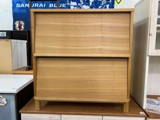 【愛品館 江戸川店】MUJI（無印良品） 2段シェルフ ID:155-019645-007