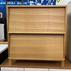 【愛品館 江戸川店】MUJI（無印良品） 2段シェルフ ID:155-019645-007