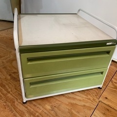 2段収納ケース　パイプ
