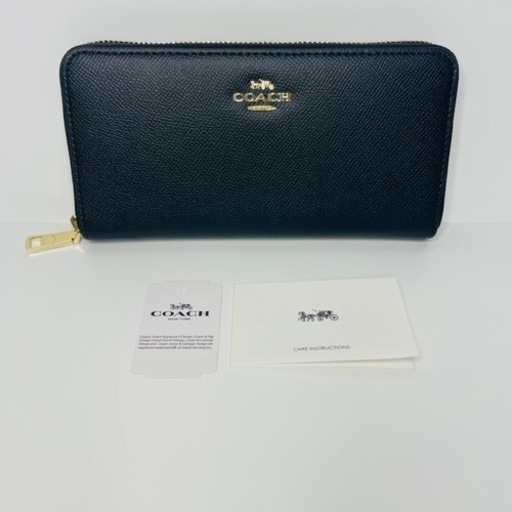 値下げしました！コーチ　coach 長財布　52372sv/bk 未使用