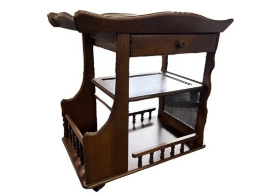 NO.885 karimoku カリモク キッチンワゴン キャスター付き