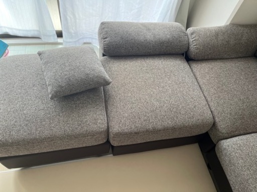 ３人掛けソファー　オットマン付き　【取引者様決まりました】