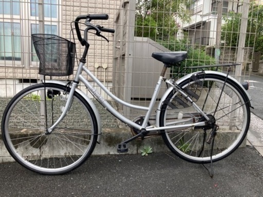 SUNTRUST 26インチ自転車(シルバー)