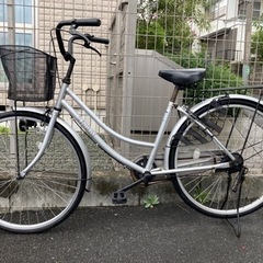 SUNTRUST 26インチ自転車(シルバー)