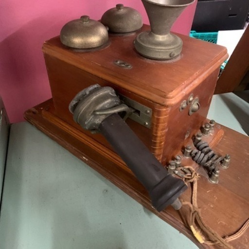 【ジャンク品】壁掛け電話機 ※203367