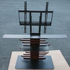 🔴テレビスタンド～55インチ🔴スチール製で重量感があり安定してい...