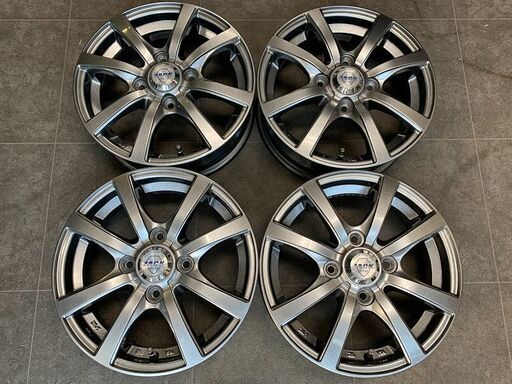 軽自動車★美品　13インチ　ZACK　JP-110　13×4J　4H100　＋42　4本セット　ライフ　EKワゴン　ワゴンR　N-BOX