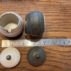 薬味入れ　黒　白　各5個の画像