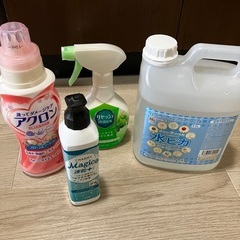 【取引者決定】水ピカ掃除、洗濯、食器洗いなど洗剤セット(中古)