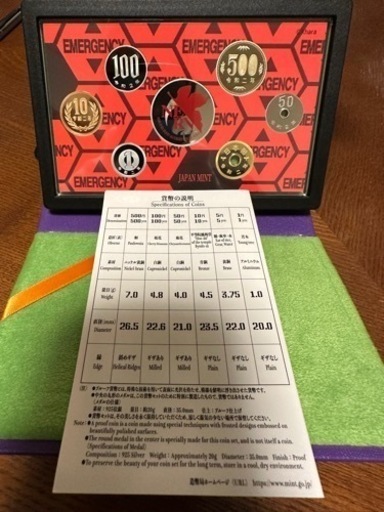 エヴァンゲリオン2020プルーフ貨幣セット
