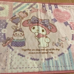 マイメロ　角形　マット　の画像