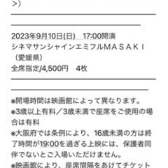 【取引中】stray kidsライブビューイング　9/10エミフルチケットの画像