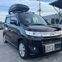 【支払総額9.8万円】即日納車可能ワゴンRスティングレー車検令和6年10月 ターボ スマートキーETC ルーフボックス 修復歴無しの画像