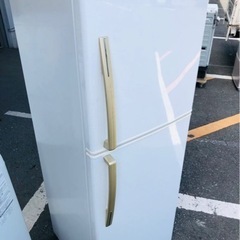 福岡市内配送無料　ユーイング 【右開き】228L 2ドアノンフロン冷蔵庫 エディオンオリジナル ホワイト ER-F23UH