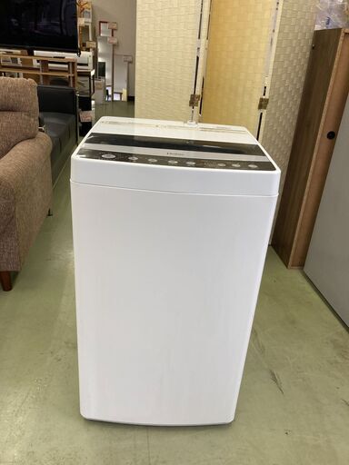 【リサイクルショップ　ピカソ　小松原】★分解洗浄済み★2021年製 ハイアール Haier 4.5kg 全自動洗濯機 JW-C45D★4451★