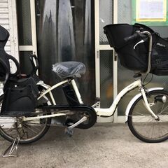 地域限定送料無料 パナソニック ギュットミニ 三人乗り 8,9AH 20インチ