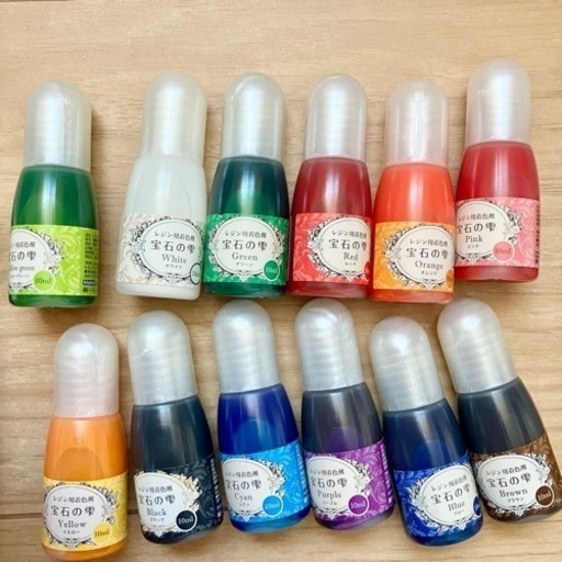 【他サイト出品中】UVライトレジン　ドライフラワー　一式セット♡