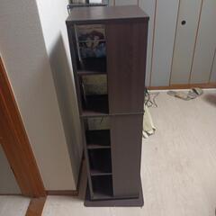 【引き取り限定】回転式CD·DVDラック