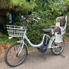バッテリーほぼ新品‼️ブリヂストン　電動自転車ビッケ  リアチャ...