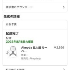 拡大鏡 ルーペ 真実2倍と4倍 LEDライトの画像