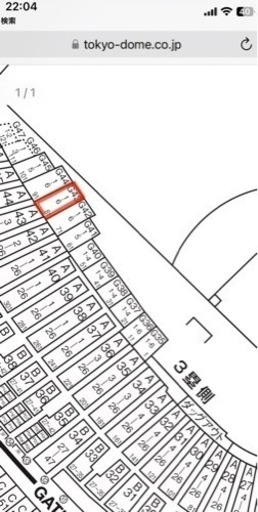 10月1日エキサイトシート 巨人チケット  vsヤクルト 東京ドーム