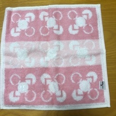 新品・未使用　courrges クレージュ　タオルハンカチ　タグ付き　女性用　の画像