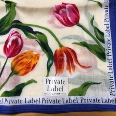 新品・未使用　Private Label プライベートレーベル ハンカチ　女性用　の画像