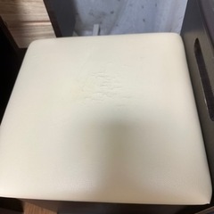 ISSEIKI ドレッサー 鏡台 ダークブラウン 幅58.5 イス付き 木製家具 の画像