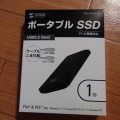 テレビ録画対応ポータブルSSD　1TBの画像