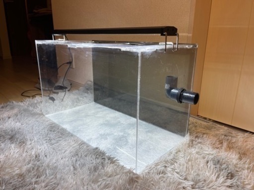 早い者勝ち！アクリル水槽 サイドフロー　gex水槽台セット！お得です！