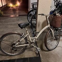 WACHSEN 26インチ 折りたたみシティサイクル シマノ6段...