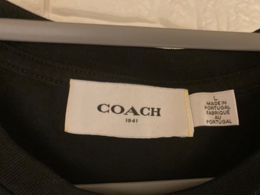 正規品 COACH コーチ ブラック Tシャツ  Lサイズ