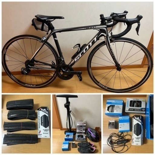 ロードバイク フルカーボン SCOTT 電動ギア Di2