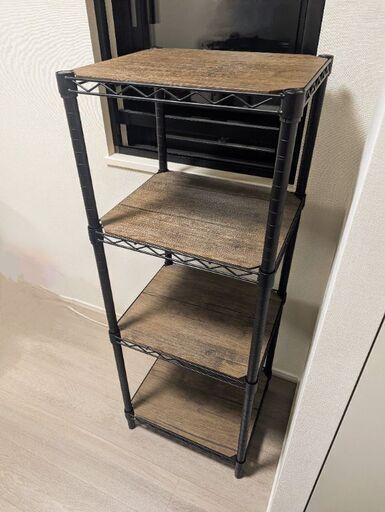 山善 スチールラック 幅45×奥行39×高さ121cm