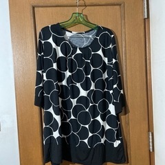 ゆったりとしたプルオーバーのカットソーの画像