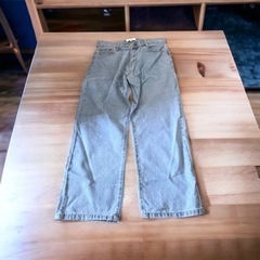 MONO-MART ワイドパンツ　ブルー　Mサイズの画像