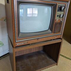 ナショナルカラーテレビ（ブラウン管）動作未確認