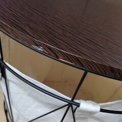 ミニテーブル　　高さ37cm✕天板直径約45cmの画像
