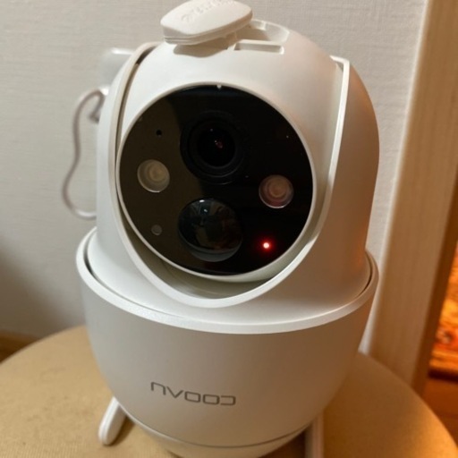 週末限定値引✨未使用！COOAU 防犯カメラ　夜間カラー撮影　電池式防犯カメラ　2K超高画質