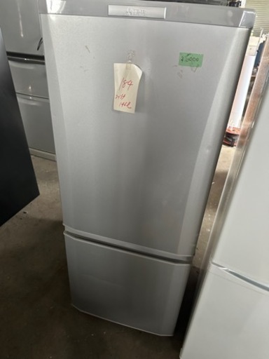 2ドア冷蔵庫三菱146L