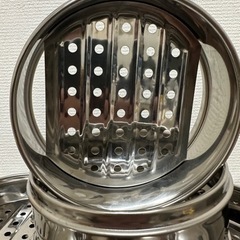 新品未使用ステンレス蒸籠本体10個＋蓋10個セットの画像