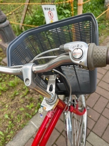 自転車　ナショナル　3段変速　ロック2個付き