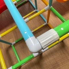 【引き渡し決定】アンパンマンジャングルジム（滑り台付き）の画像