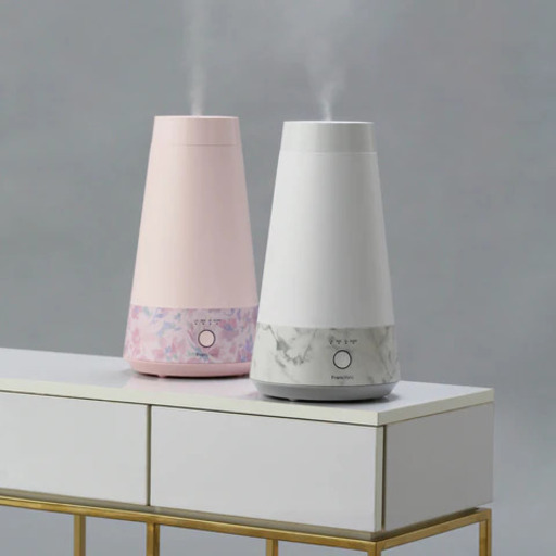 【超美品】Francfranc  ストラ 超音波式加湿器 ホワイト/大理石柄