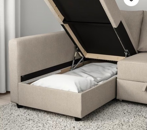 【受け渡し決定】IKEA ソファベッド　ベージュ