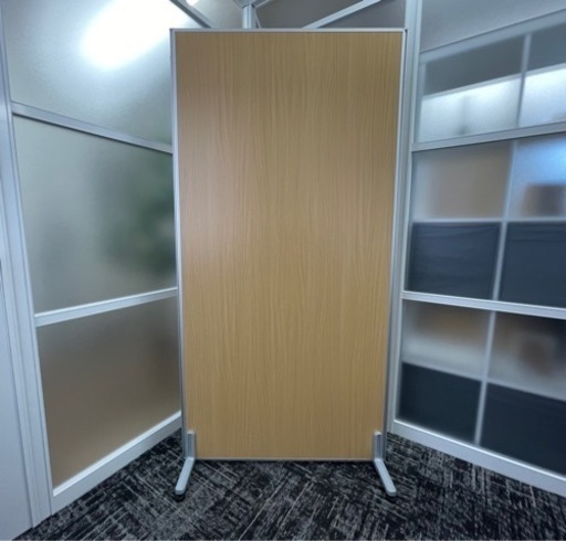 4枚セット　ローパーテーション　木目調　ナチュラル　H1800  W900