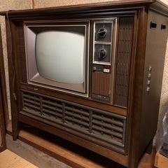 昭和レトロブラウン管カラーテレビ
