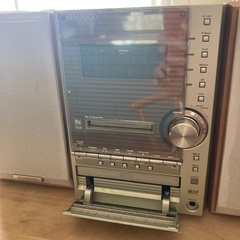 KENWOOD ミニコンポ　MD○ カセットテープ○ ラジオ○ CD✖️ リモコンなしの画像