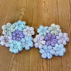 【新品】ニットコースター　コースター①